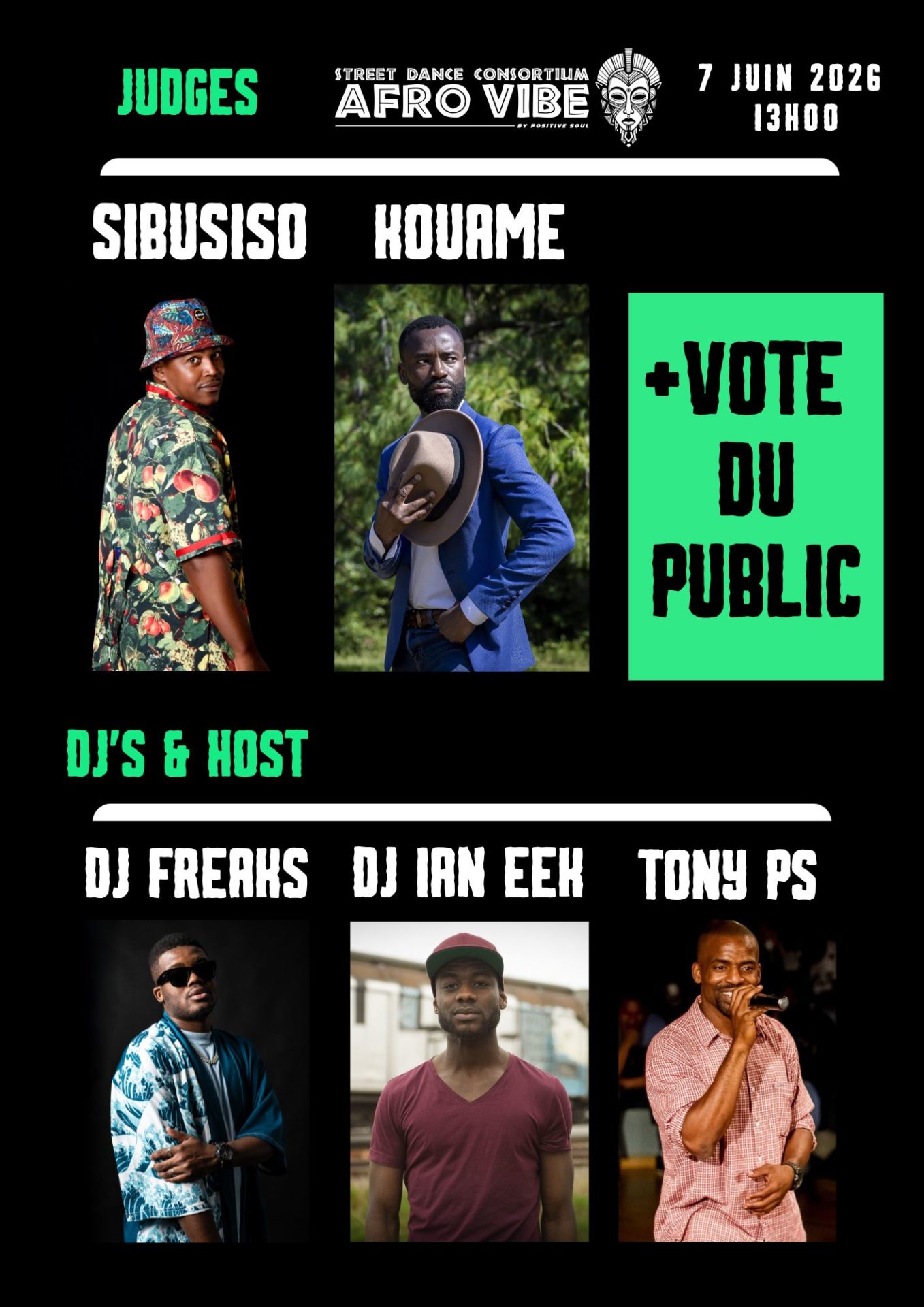 AFFICHE AFRO VIBE GOOD GOOD
